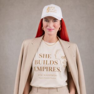 LUXE Womens T-Shirt ( She Builds Empire )